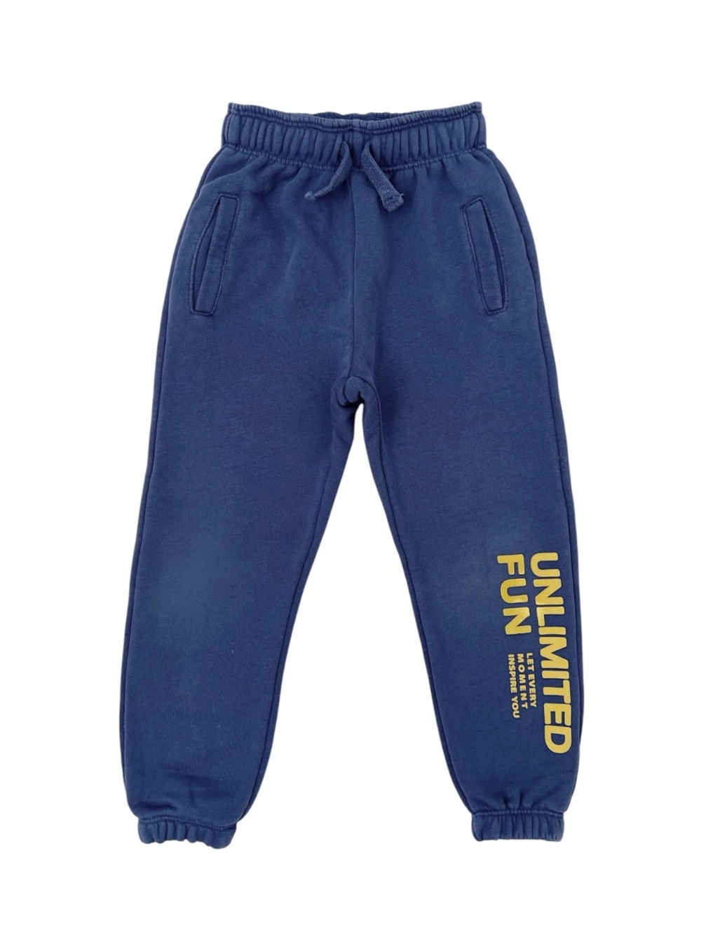 Zara kids size 5 text joggers